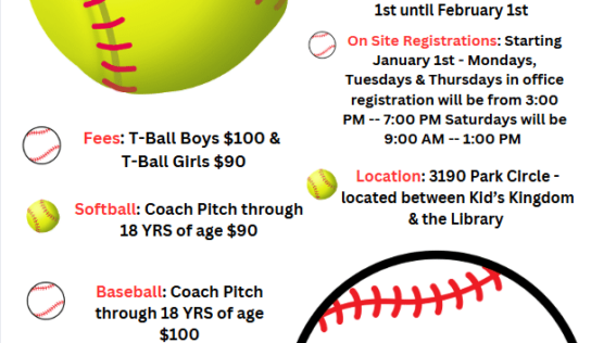 Millbrook Spring Ball Registration ends Feb. 1