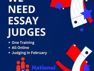 The National Civics Bee will be Judging February in Alabama