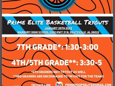 Prime Elite Boys Travel Basketball tryouts for the 2025 Season