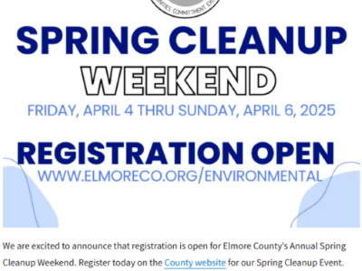 Commission gearing up for Elmore County Cleanup April 4-6