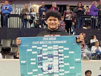SEHS Wrestling’s Dominic Sagers Wins Heavyweight State Championship; 7th Graders Aryanna Ivey and Caylie Brown Place 3rd and 4th in Their Respective Weight Class