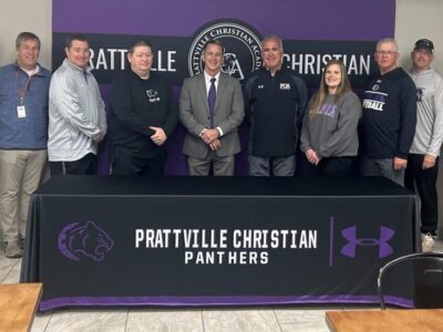 Meet and greet coffee held by Prattville Christian Academy welcomes new athletic director and family