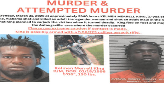 One dead, another injured in Autaugaville shooting; Suspect now in custody