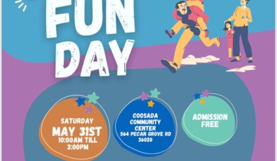 Free, FUN DAY coming to Coosada Community Center Saturday