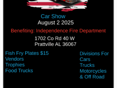 Independence VFD Car Show, Fish Fry Aug. 2; Seeking sponsors and vendors
