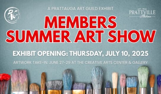 Prattauga Art Guild exhibit opens tomorrow with reception, artwork on display through July