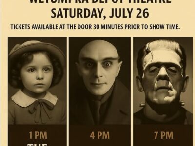 Triple Feature: A Day of Classic Cinema coming to Wetumpka Depot Theatre