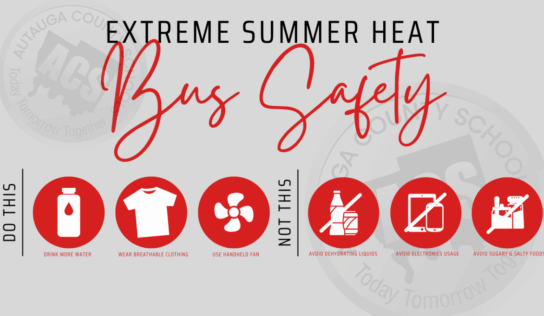 Autauga County Schools outline tips to keep students cool on buses amid extreme heat
