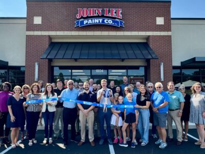 John Lee Paint Co. commemorates opening of Millbrook location with Chamber ribbon-cutting