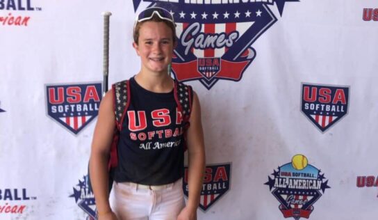 Carleigh Mattox from Prattville Junior High School participates in USA 12U All-American Softball Games