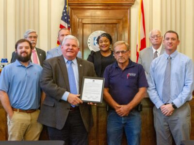 Elmore County Commission honors Mitch Savage for 28 years of service