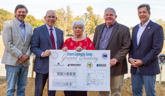 Town of Elmore breaks ground on new community center