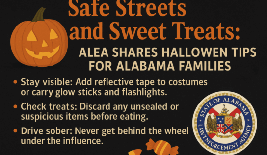 “Safe Streets and Sweet Treats”: ALEA shares Halloween safety tips