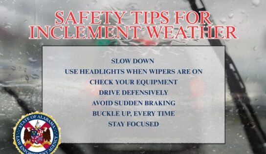 ALEA urges caution on roadways ahead of rain and storms