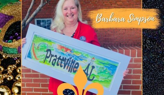 Prattville names Barbara Simpson 2026 Mardi Gras Grand Marshal