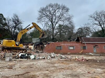 Old Millbrook Municipal Complex comes down after decades of service