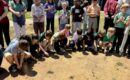Victory Christian Academy students break ground on expansion project during last day of school