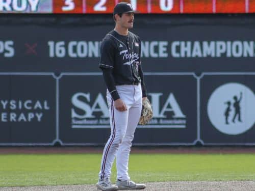 Elmore County native Sean Darnell hits a home run for Troy in College World Series win over Ole Miss